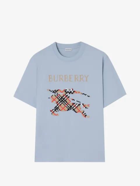 cross-stitch Knight ​cotton T-shirt by BURBERRY