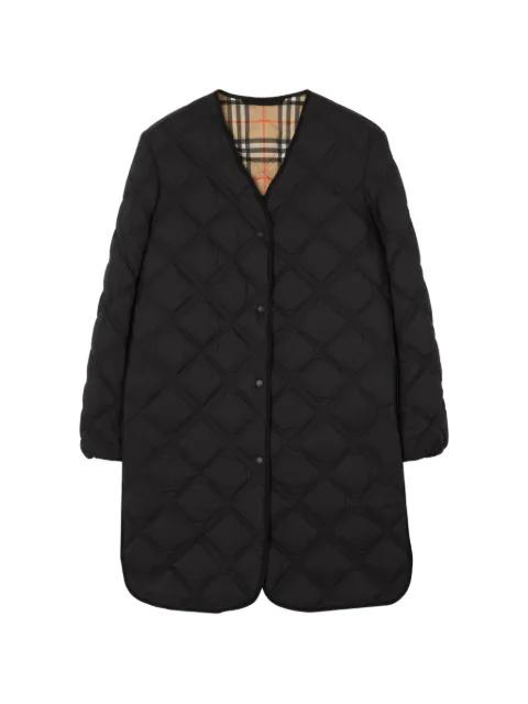 detachable gilet quilted nylon Ashfields coat by BURBERRY