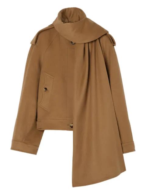 detachable-scarf jacket by BURBERRY