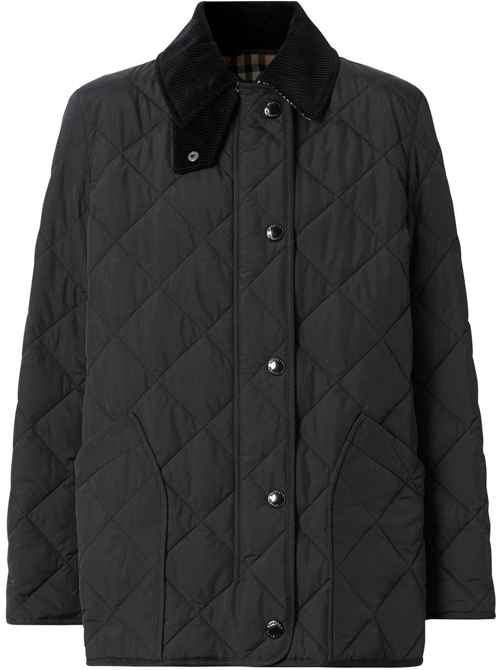 diamond quilted thermoregulated barn jacket by BURBERRY