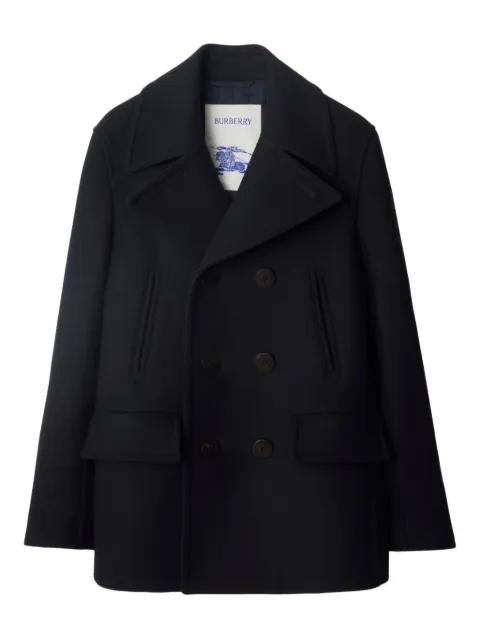 double-breasted peacoat by BURBERRY