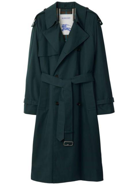 double-breasted trench coat by BURBERRY