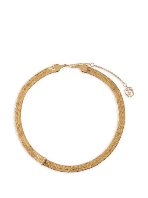 engraved check necklace by BURBERRY