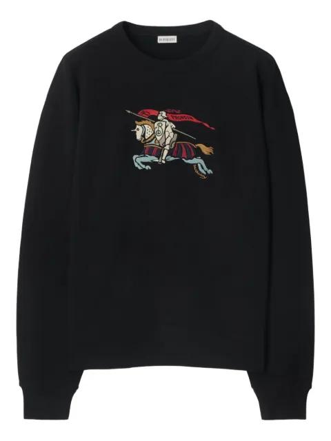equestrian-knight crew-neck sweatshirt by BURBERRY