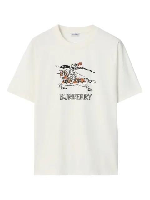 equestrian-sketch cotton T-shirt by BURBERRY