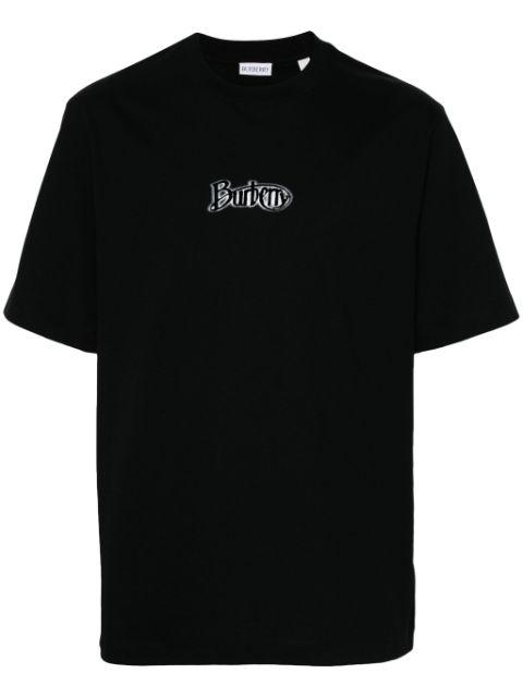 flocked-logo T-shirt by BURBERRY