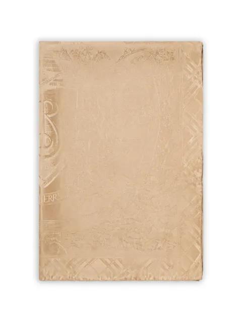floral crest silk scarf by BURBERRY