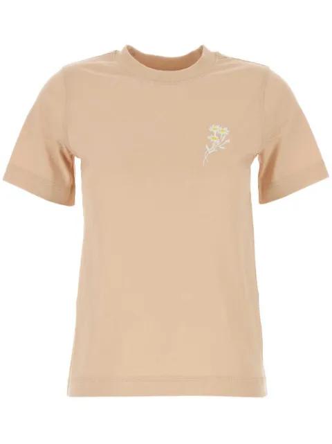 floral-print T-shirt by BURBERRY
