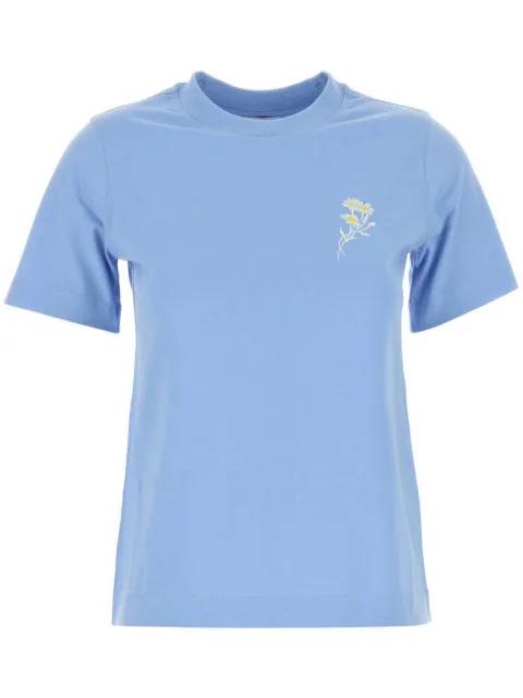 floral-print T-shirt by BURBERRY