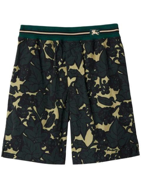 floral-print bermuda shorts by BURBERRY