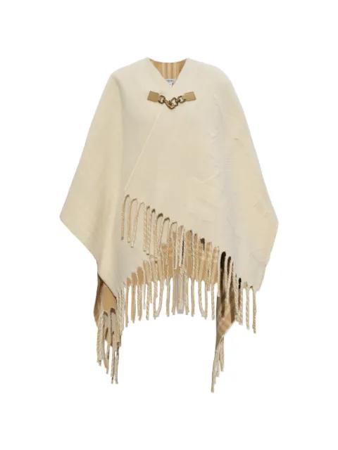 fringe poncho by BURBERRY