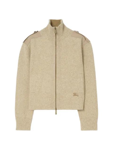 funnel-neck embroidered cardigan by BURBERRY