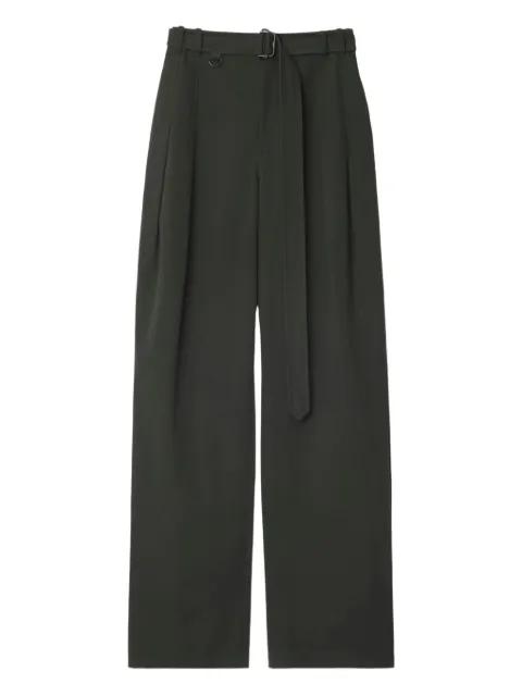 gabardine straight-leg trousers by BURBERRY