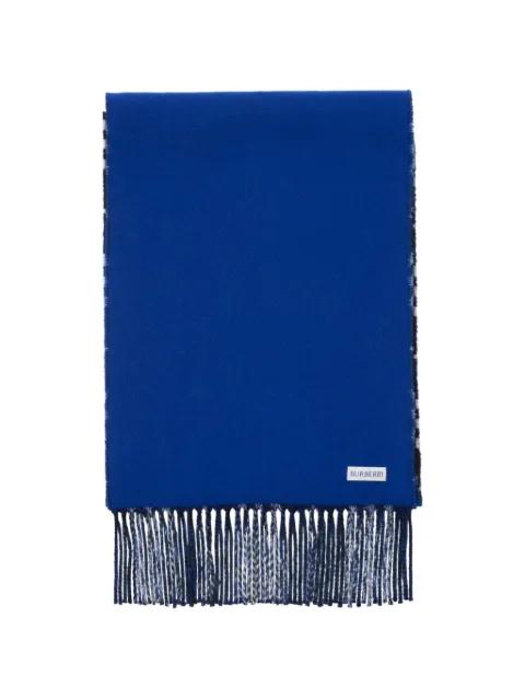 gradient Check cashmere scarf by BURBERRY