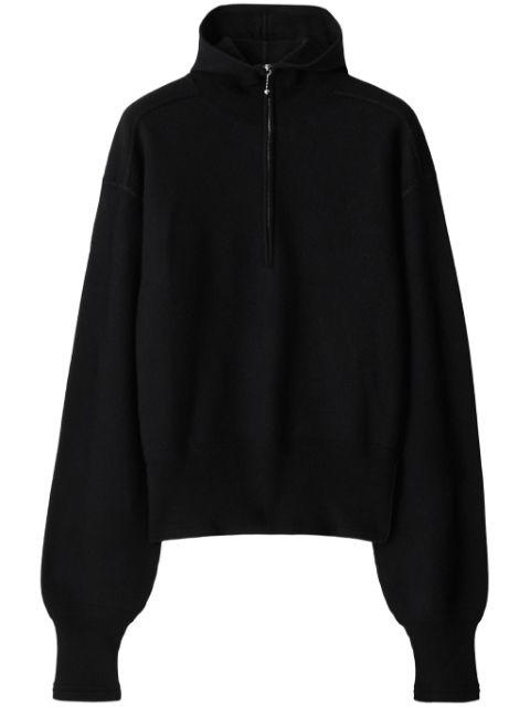 half-zip wool jumper by BURBERRY