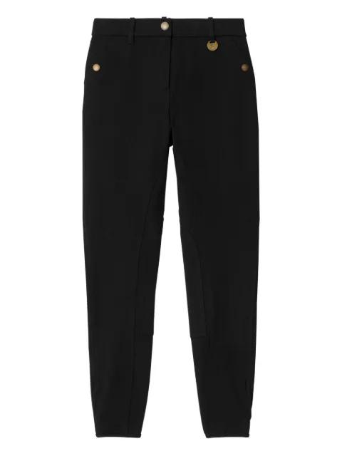 herringbone cotton trousers by BURBERRY