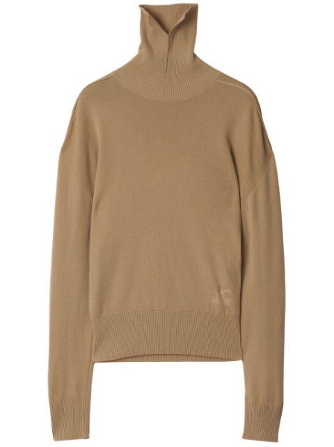 high-neck wool jumper by BURBERRY