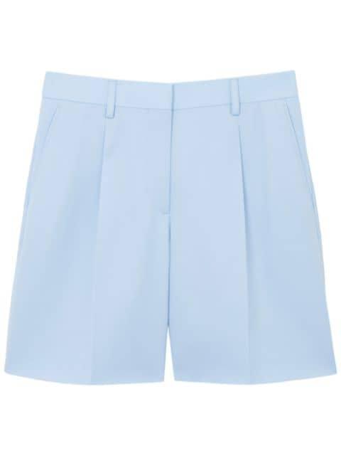 high-waisted tailored shorts by BURBERRY