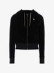knight jewel velour zip hoodie by BURBERRY knight jewel velour zip hoodie by BURBERRY