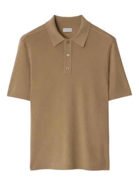 knitted polo shirt by BURBERRY