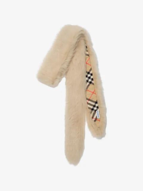 lamb-fur scarve by BURBERRY