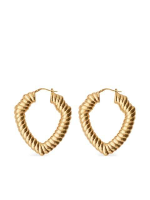 large Shield earrings by BURBERRY