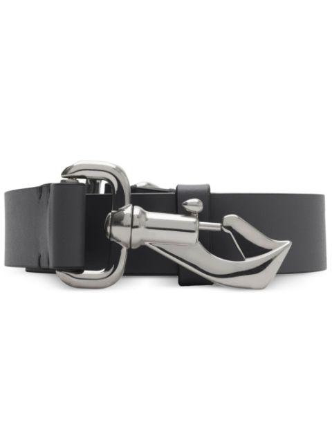 leather Equestrian belt by BURBERRY
