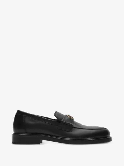 leather Pembroke loafers by BURBERRY