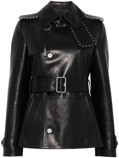 leather jacket by BURBERRY