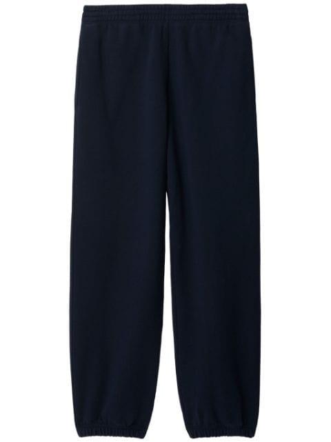 logo-appliqué cotton track pants by BURBERRY