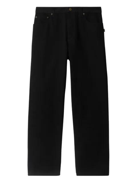 logo-appliqué loose jeans by BURBERRY