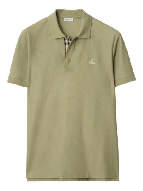 logo cotton polo shirt by BURBERRY