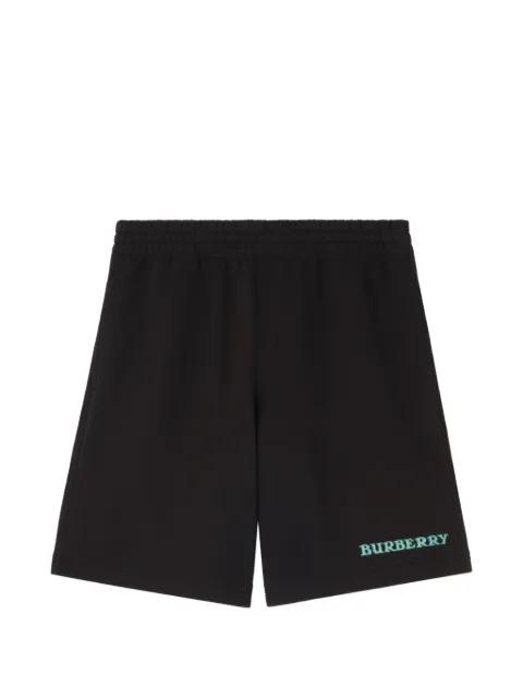 logo cotton shorts by BURBERRY