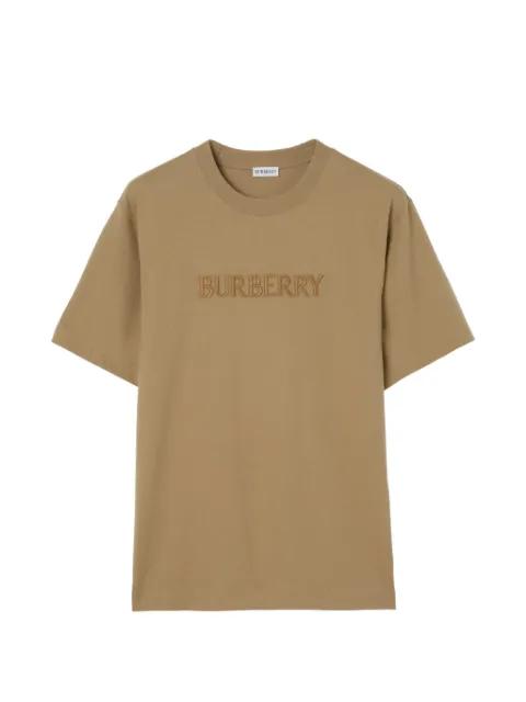 logo cotton t-shirt by BURBERRY