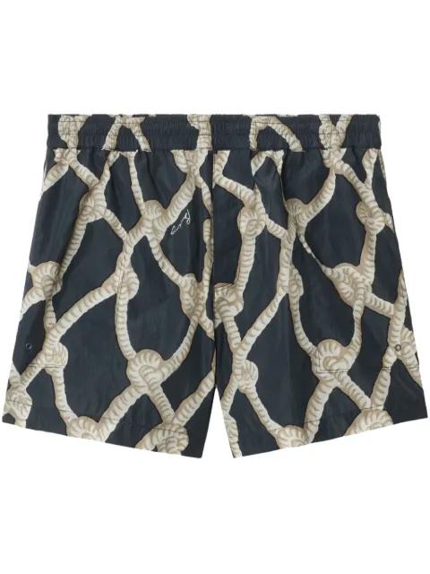 logo-detail shorts by BURBERRY