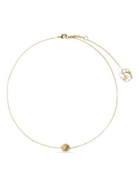 logo-detail sphere-charm necklace by BURBERRY