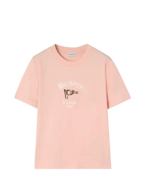 logo-embroidered T-shirt by BURBERRY