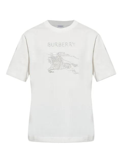 logo-embroidered T-shirt by BURBERRY