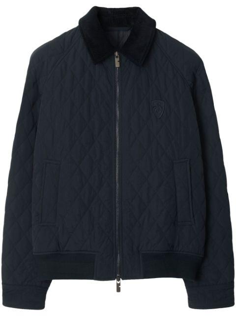 logo-embroidered padded jacket by BURBERRY