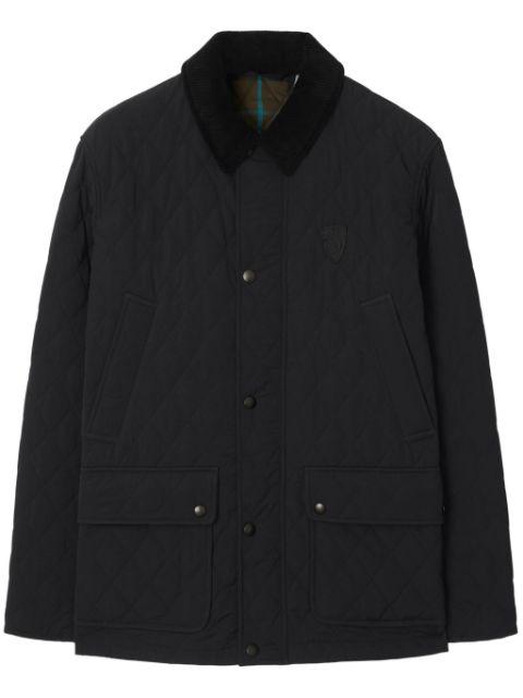 logo-embroidered padded jacket by BURBERRY