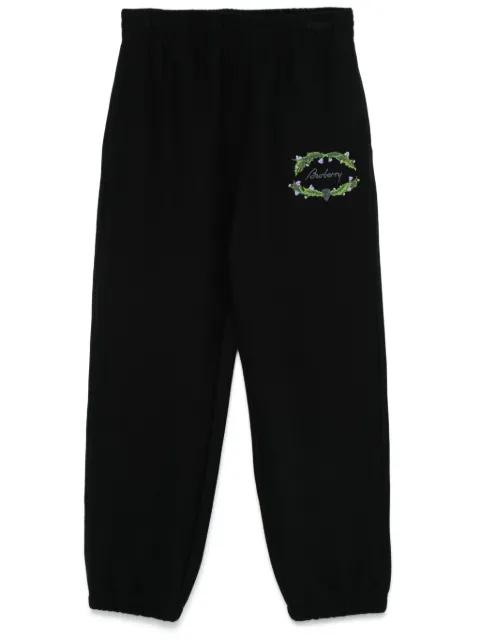logo-embroidered track pants by BURBERRY