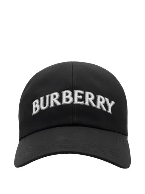 logo gabardine baseball cap by BURBERRY