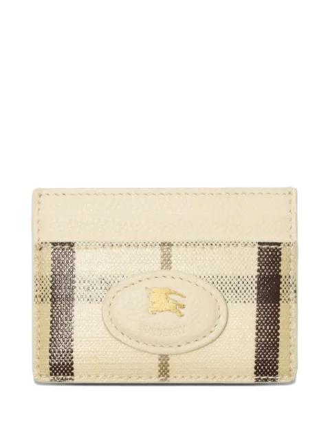 logo-patch card holder by BURBERRY