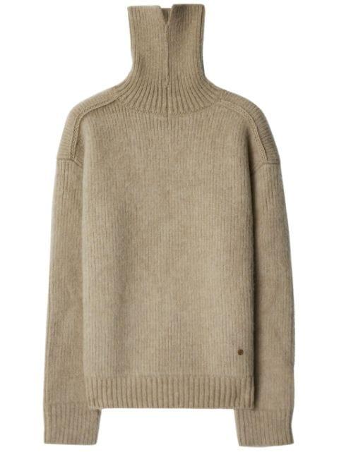 logo-plaque jumper by BURBERRY