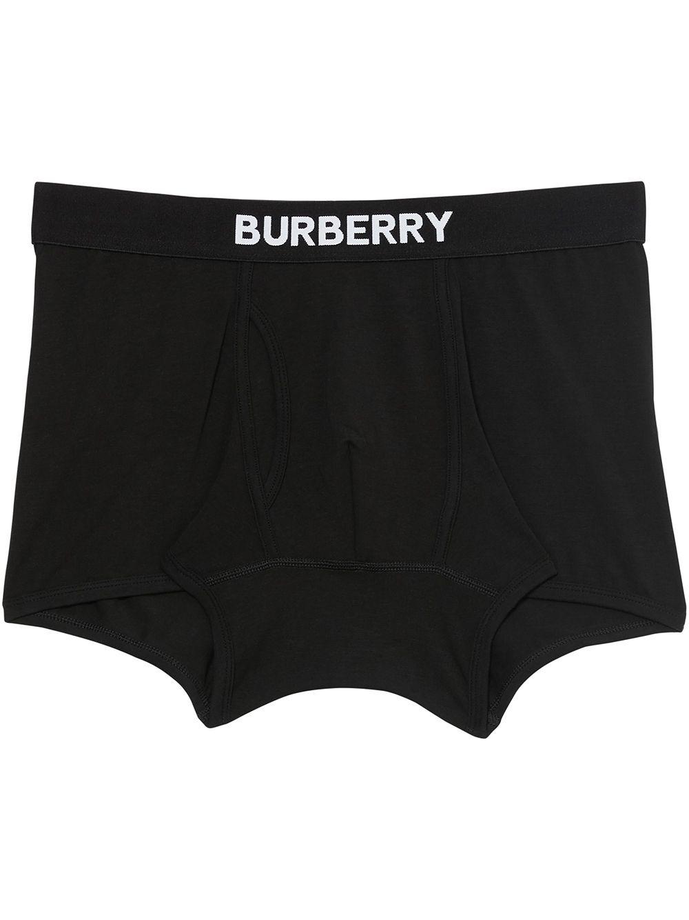 logo-print boxer shorts by BURBERRY