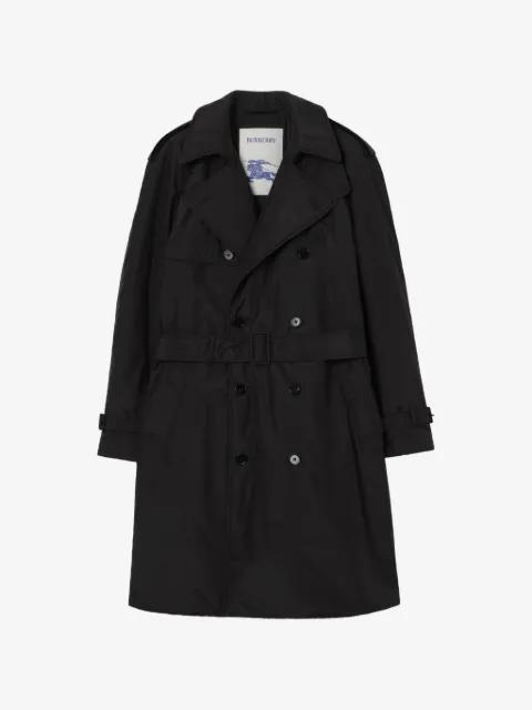 long cotton nylon padded trench coat by BURBERRY