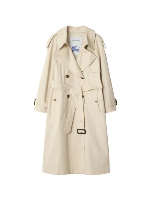 long gabardine Fitzrovia trench coat by BURBERRY