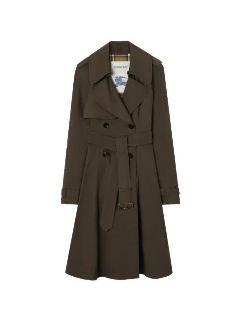 long gabardine Pembury trench coat by BURBERRY