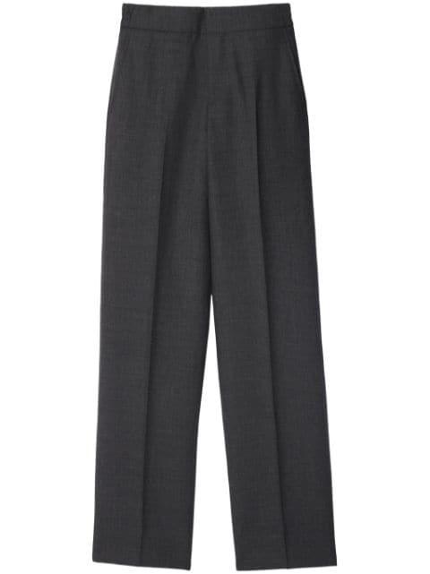 long-leg wool trousers by BURBERRY