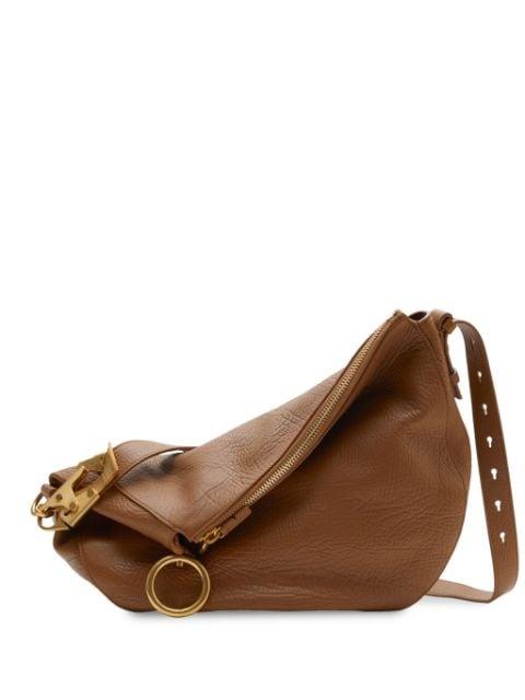 medium Knight leather shoulder bag by BURBERRY